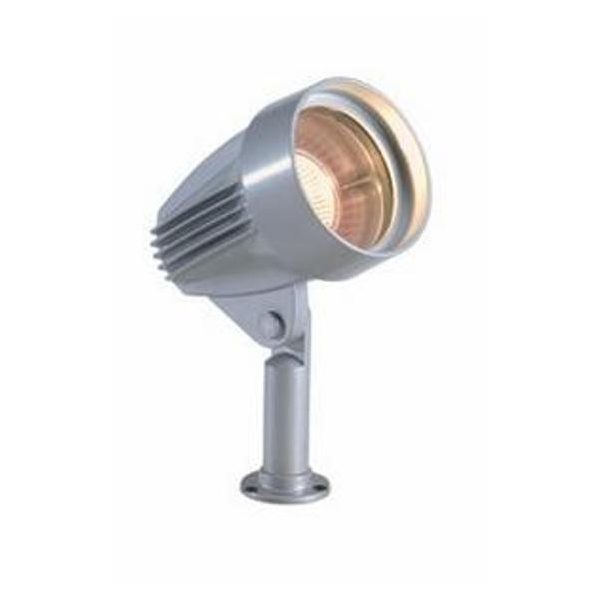 Garden Lights Dominus, önálló lámpa, ezüst, 50W halogén kifutó