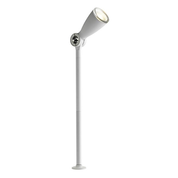 Garden Lights Flo, spotlámpa, aluminium-fehér IP 44 LED 3W meleg fehér