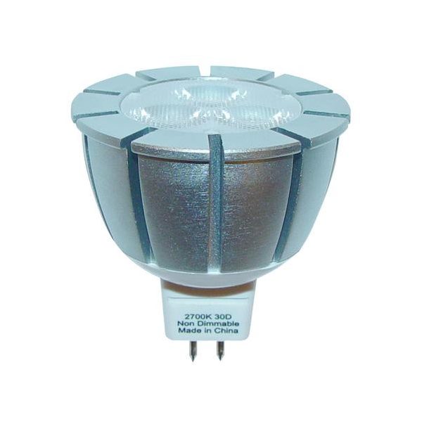 Fényforrás MR16 Power LED, meleg fehér, 12V 6W GU5.3