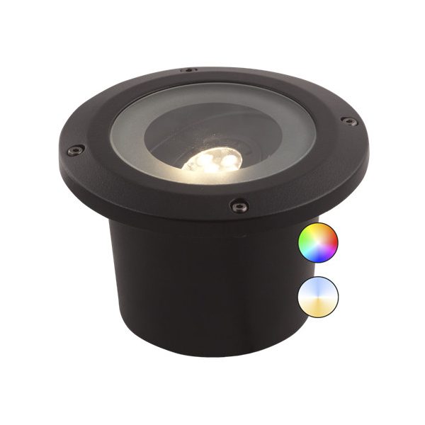 Garden Lights Rubum Plus (SMART), süllyesztett lámpa, fekete, LED 5W