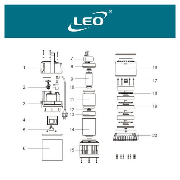 LEO ND LKS-1102SE IMPELLER