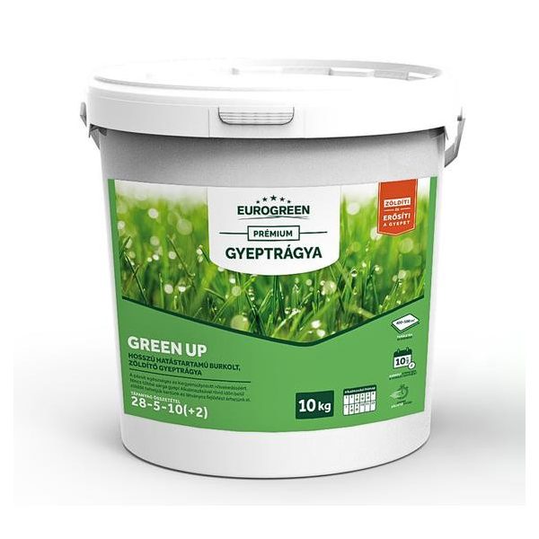 EUROGREEN Green up zöldítő gyeptrágya 10 kg (400-500m2)