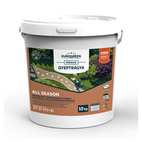 EUROGREEN All Season univerzális gyeptrágya 10 kg (250-400m2)