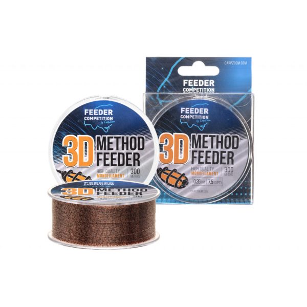 FC 3D Method Feeder zsinór, o 0,23 mm, 300 m, 6,3 kg, 3D hatású