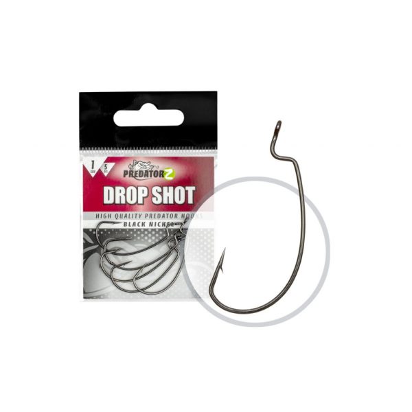 Predator Z Drop Shot horog, #2, 5 db