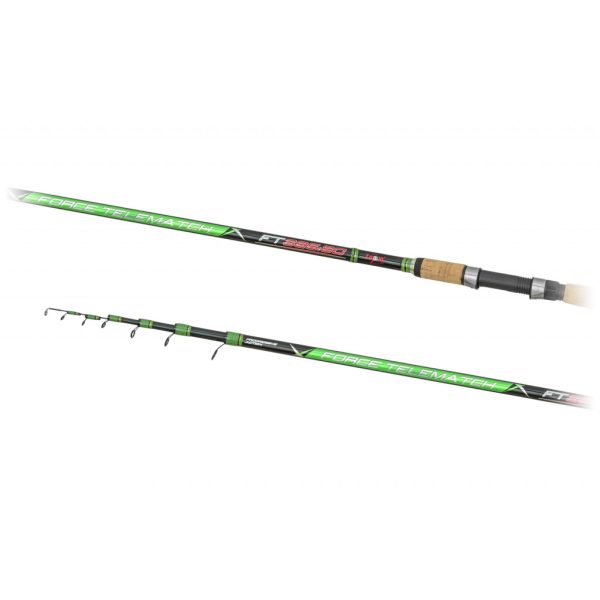 CarpZoom Force Telematch horgászbot, 395 cm, 10-80 g, 5 részes