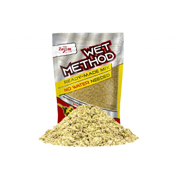 CarpZoom Wet Method készre kevert etetőanyag, paprikás kenyér, piros, 850 g