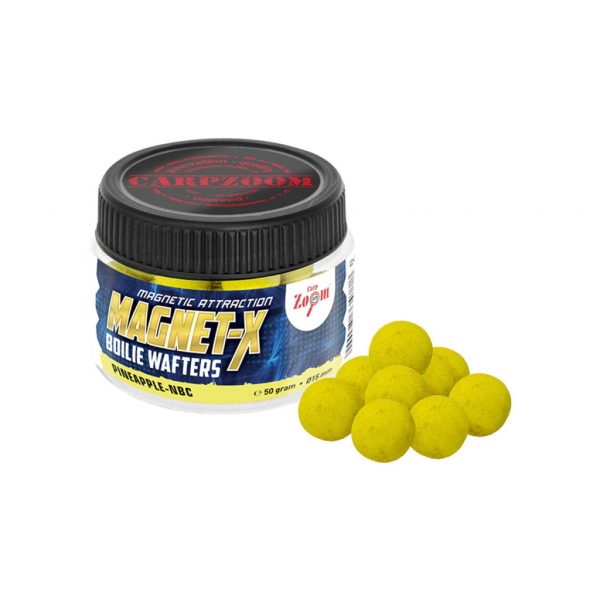 CarpZoom Magnet-X Boilie Wafters prémium horogcsali, ananász, vajsav(NBC), 50 g