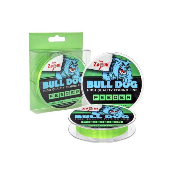 CarpZoom Bull-Dog Feeder horgászzsinór, o 0,20 mm, 300 m, 5,6 kg, zöld