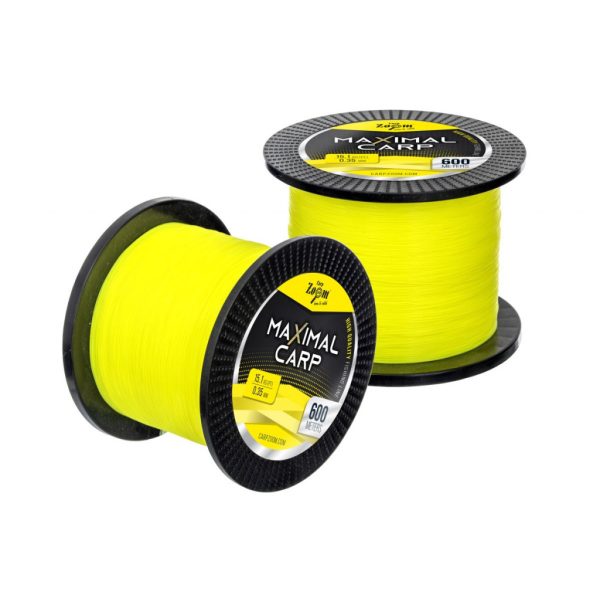 CarpZoom  Maximal Carp pontyozó horgászzsinór, o 0,31 mm, 600 m, 12,2 kg, sárga