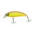 Predator-Z Immortal Shad wobbler, 5 cm, 4 g, fluo sárga, csíkos, úszó