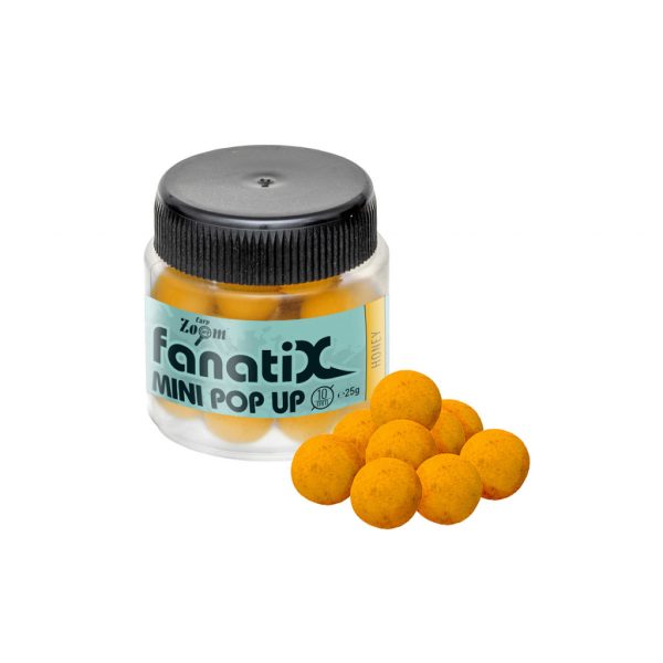 CarpZoom Fanati-X Mini Pop Up horogcsali, 10 mm, méz, 25 g