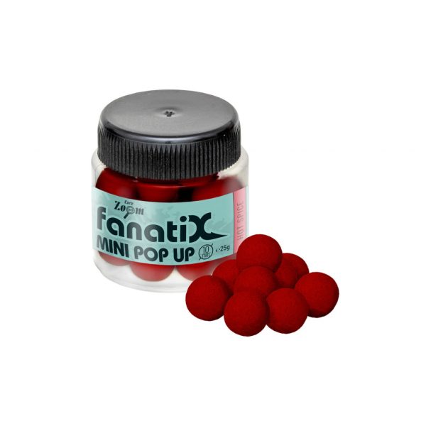 CarpZoom Fanati-X Mini Pop Up horogcsali, 10 mm, csípős fűszeres, 25 g