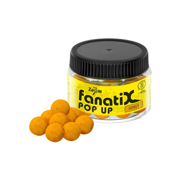 CarpZoom Fanati-X Pop Up horogcsali, 16 mm, méz, 40 g