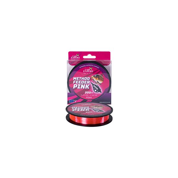 ZSINÓR CARP EXPERT METHOD FEEDER PINK 0.20MM 200m 5,5KG