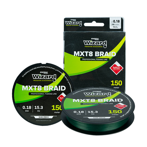 WIZARD MXT8 BRAID 0,25MM 150M 20,2KG