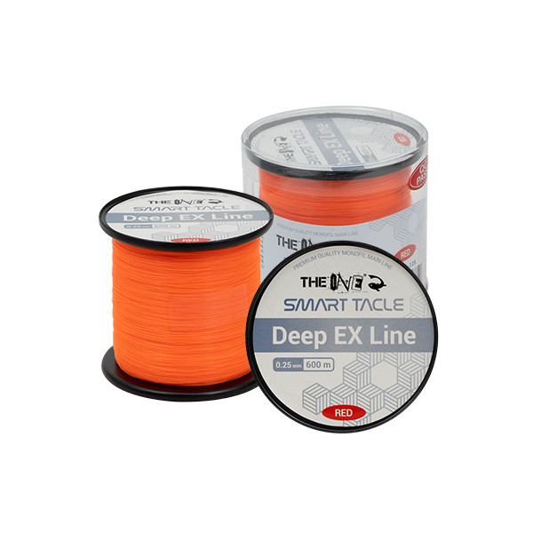 THE ONE DEEP EX LINE SOFT ZSINÓR 600M 0.25MM RED