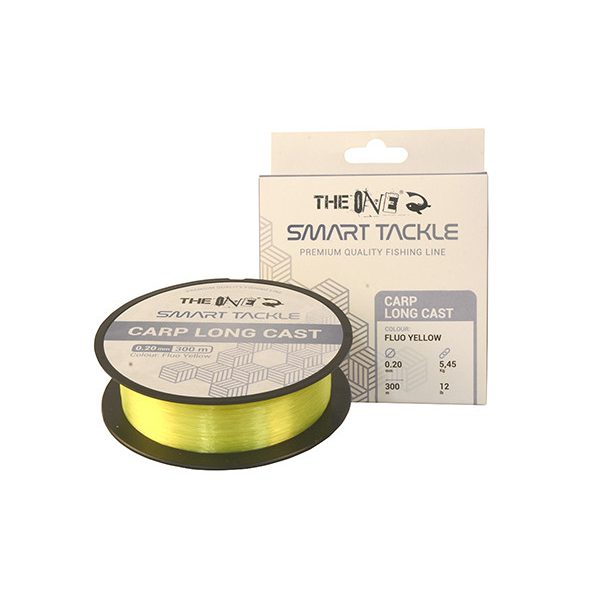 THE ONE CARP LONG CAST FLUO YELLOW 300M 0.20MM 5,45KG 12LB