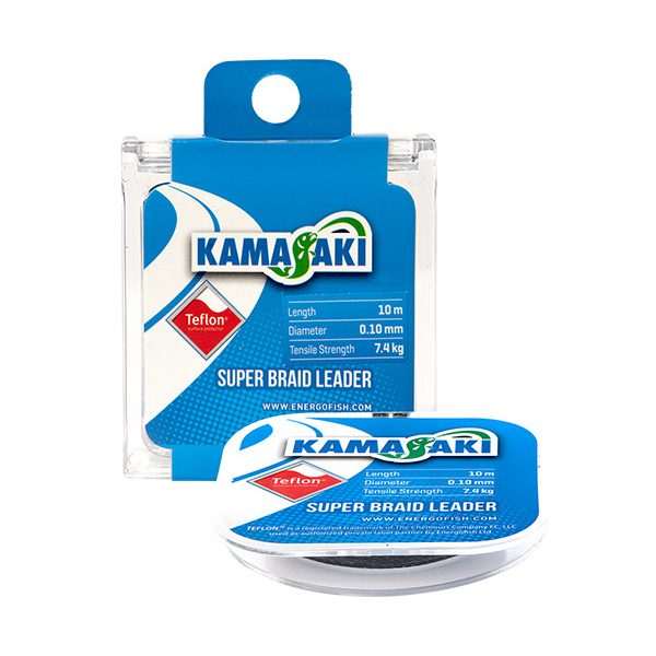 KAMASAKI SUPER BRAID LEADER 10M 0.10MM 7,4KG