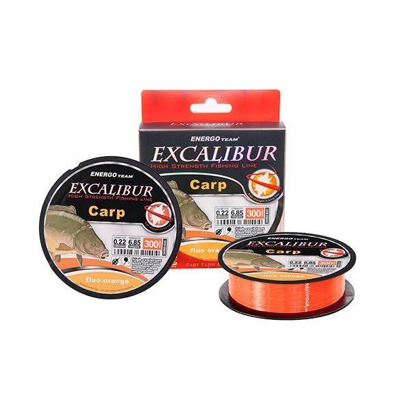 ZSINÓR EXCALIBUR CARP FEEDER FLUO NARANCS 300M 0,18