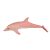 HALAS PÁRNA DELFIN BABY PINK 55CM