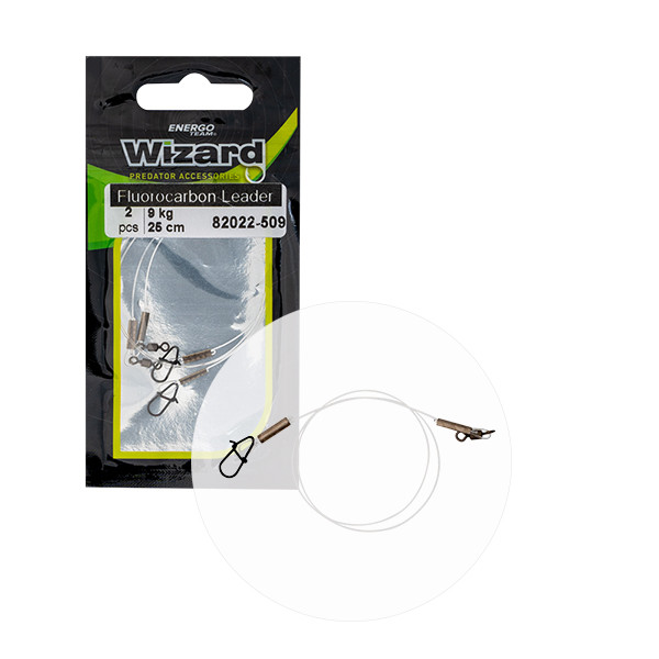 WIZARD SZERELT FLUOROCARBON ELŐKE NEO 15KG 25CM 2DB/CS