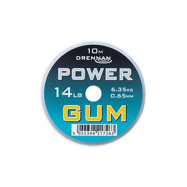 DRENNAN POWER GUM 0,65MM 14LB BARNA