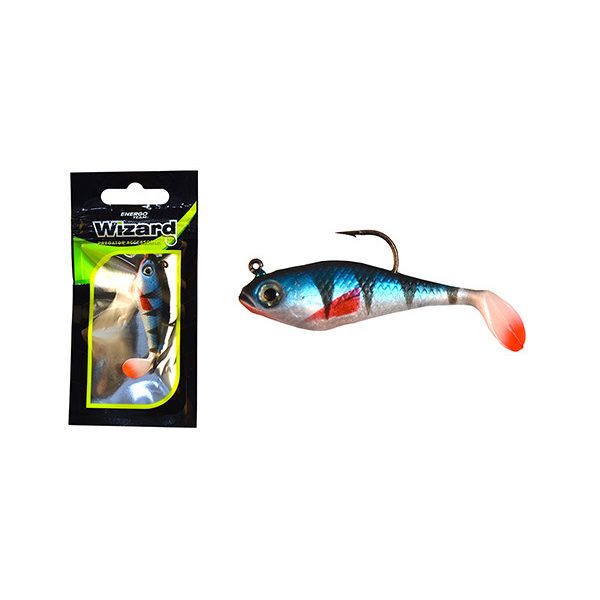 WIZARD SWIMBAIT PERCH  2 INCH BLUETIGER