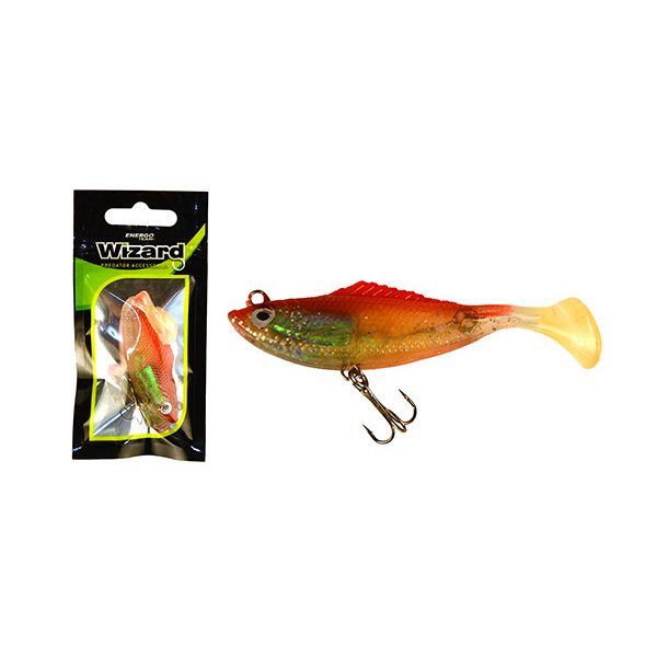 WIZARD SWIMBAIT PERCH  3 INCH REDHOLO