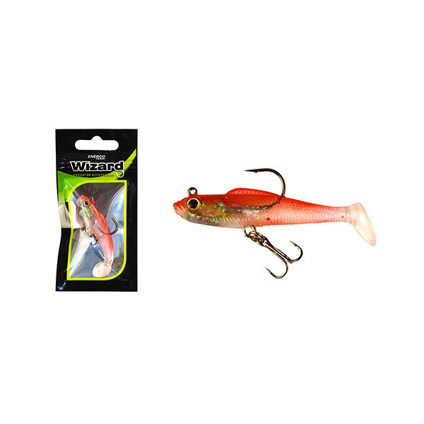 WIZARD SWIMBAIT PADDLE SHAD 2 INCH WHITERED