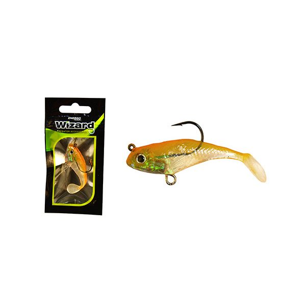 WIZARD SWIMBAIT PADDLE SHAD 2 INCH ORANGEMAX