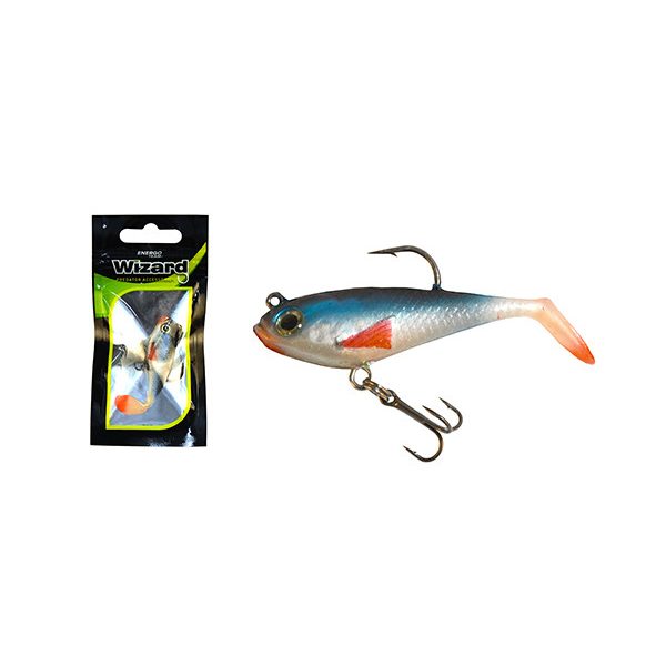 WIZARD SWIMBAIT PADDLE SHAD 2 INCH BLUEGHOST