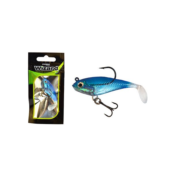 WIZARD SWIMBAIT PADDLE SHAD 2 INCH BLUE