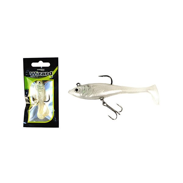 WIZARD SWIMBAIT PADDLE SHAD 3 INCH WHITE