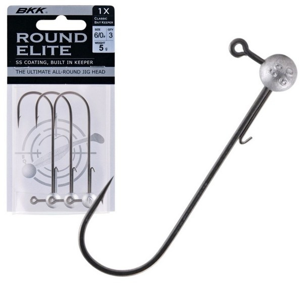 BKK_ROUND ELITE-CLASSIC BAIT KEEPER - 10G 2/0#, 3PCS