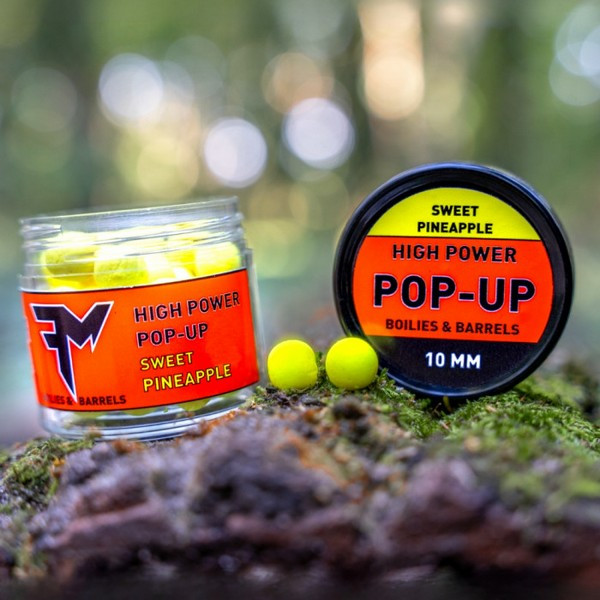 FM HIGH POWER POP-UP BOILIES & BARRELS 8 MM SECRET CREAM