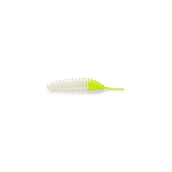 FISHUP_TANTA 1.5" (10PCS.), #131 - WHITE/HOT CHARTREUSE