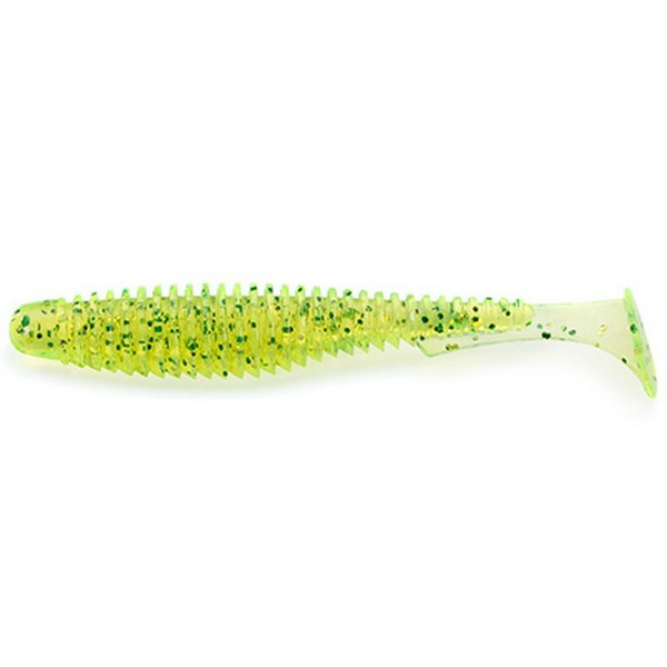 FISHUP_U-SHAD 2.5" (9PCS.), #026 - FLO CHARTREUSE/GREEN