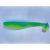 FISHUP_U-SHAD 4" (8PCS.), #206 - SKY/CHARTREUSE