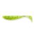 FISHUP_WIZZLE SHAD 5" (4PCS.), #055 - CHARTREUSE/BLACK