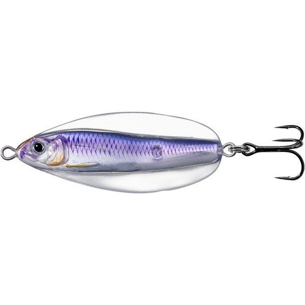 LIVETARGET ERRATIC SHINER SPOON SILVER/VIOLET 60 MM 14 G