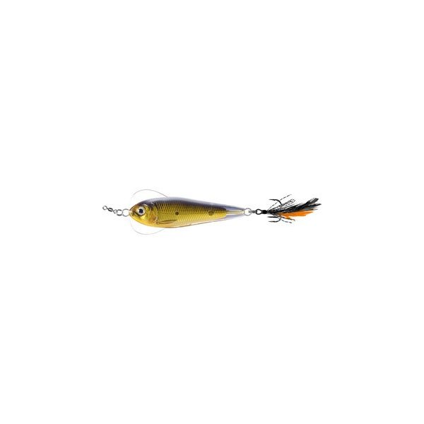 LIVETARGET FLUTTER SHAD JIGGING SPOON GOLD/BLACK 50 MM 11 G