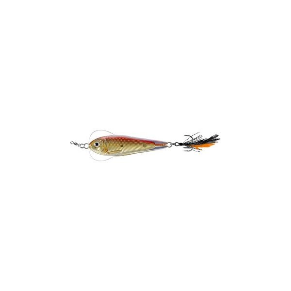 LIVETARGET FLUTTER SHAD JIGGING SPOON GOLD/RED50 MM 11 G