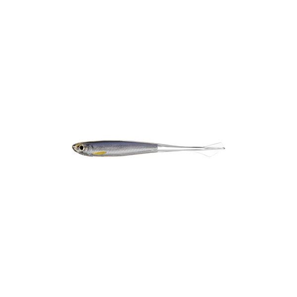 LIVETARGET GHOST TAIL MINNOW DROPSHOT BAIT SILVER/SMOKE 95 MM