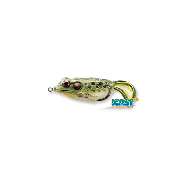 LIVETARGET FROG WALKING BAIT GREEN/YELLOW 45 MM 7 G