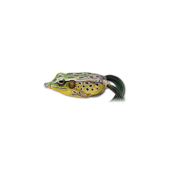 LIVETARGET FROG WALKING BAIT EMERALD/BROWN 45 MM 7 G