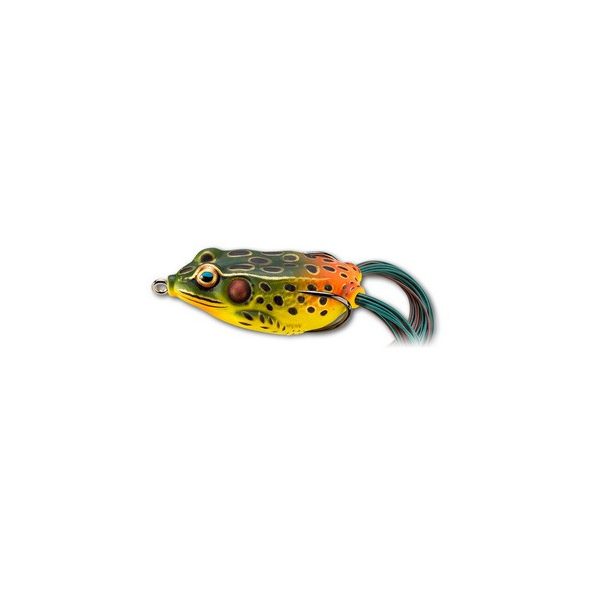 LIVETARGET FROG WALKING BAIT EMERALD/RED 45 MM 7 G