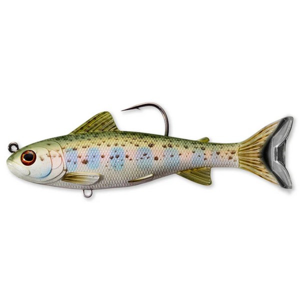 LIVETARGET TROUT (PARR) SWIMBAIT SILVER/OLIVE 109MM 21G SINKING