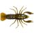 LIVETARGET 2.8" CRAWFISH UN-RIGGED GREEN / MOSS 71 MM  SINKING