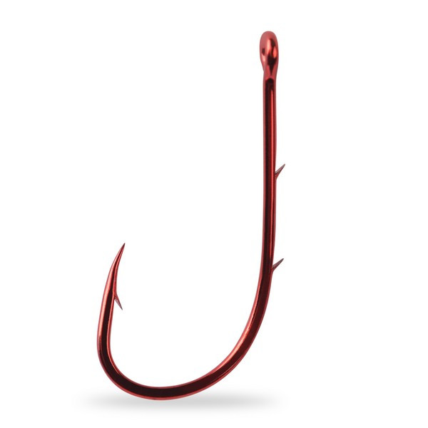 MUSTAD RED BAITHOLDER HOOK 2 10DB/CSOMAG